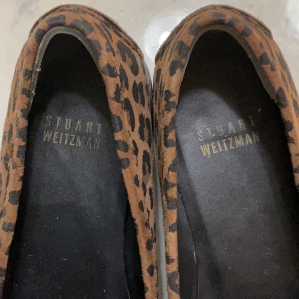 Stuart Weitzman Leopard Print Shoes - image 3